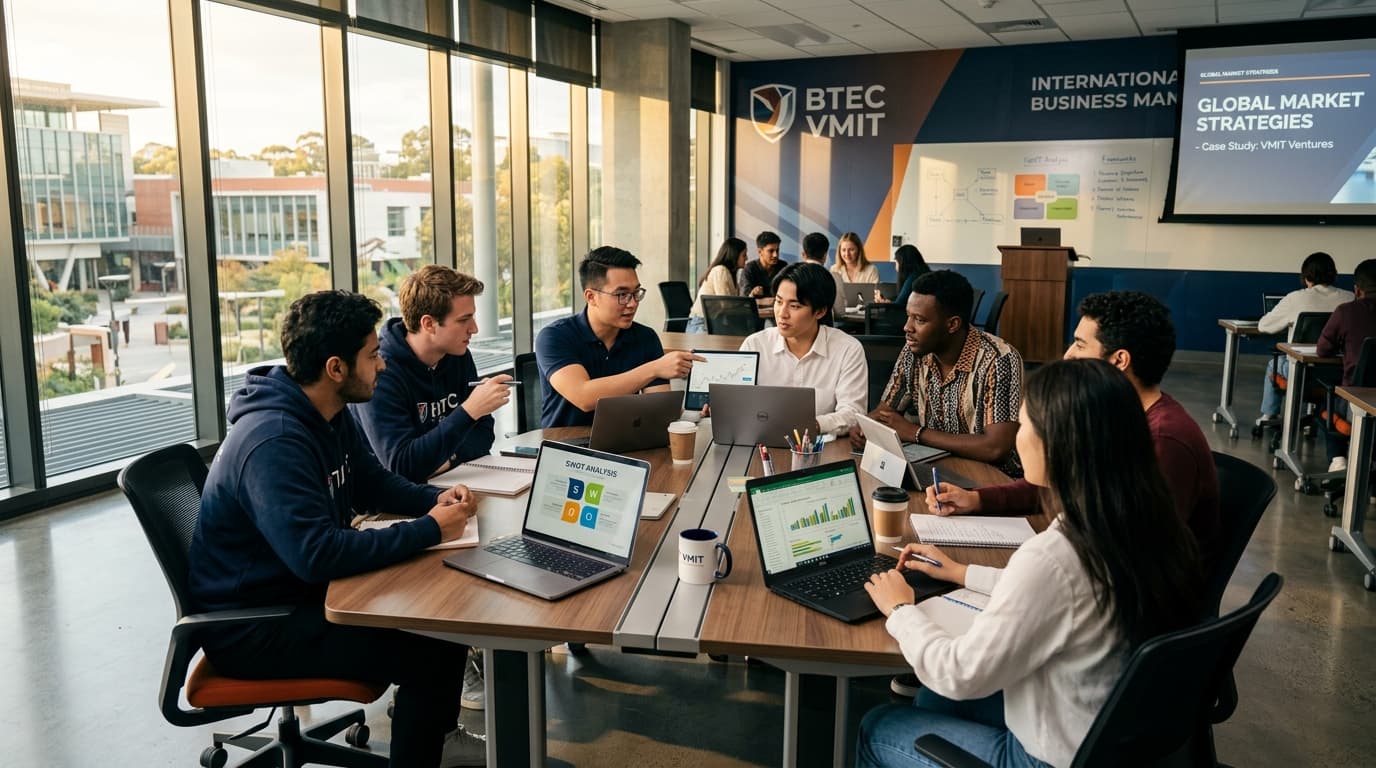 Cử nhân Thực hành Anh Quốc BTEC Business Management tại VMIT: Bệ phóng Khởi nghiệp và Lãnh đạo Toàn cầu